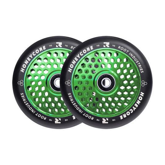 ROOT INDUSTRIES Honeycore Wheels 110mm Black / Green