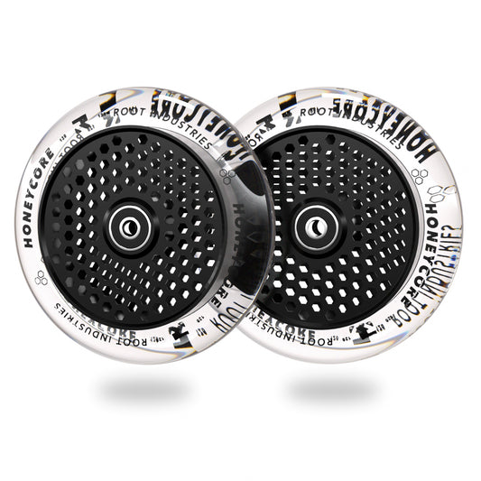 HoneyCore 120mm Wheels - Clear/Black