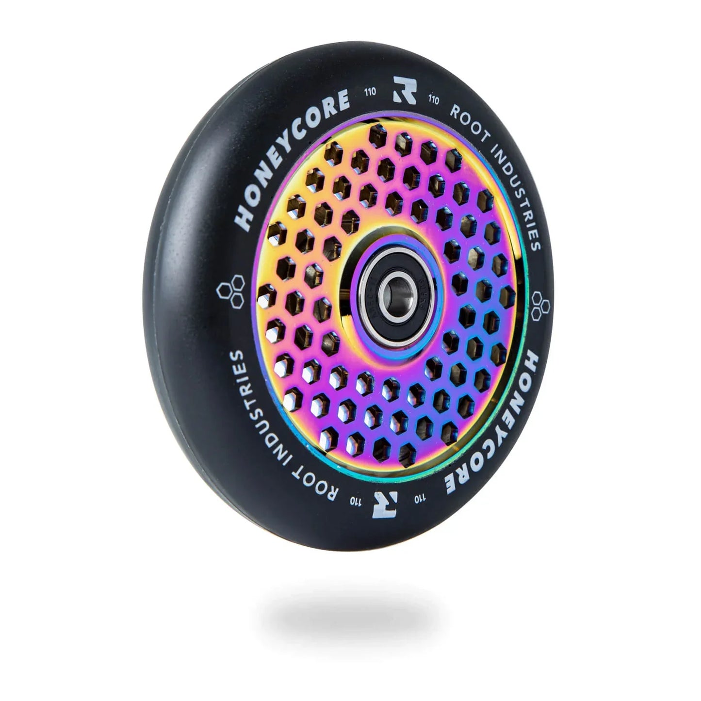 HoneyCore 110mm Wheels - Black/Rocket Fuel