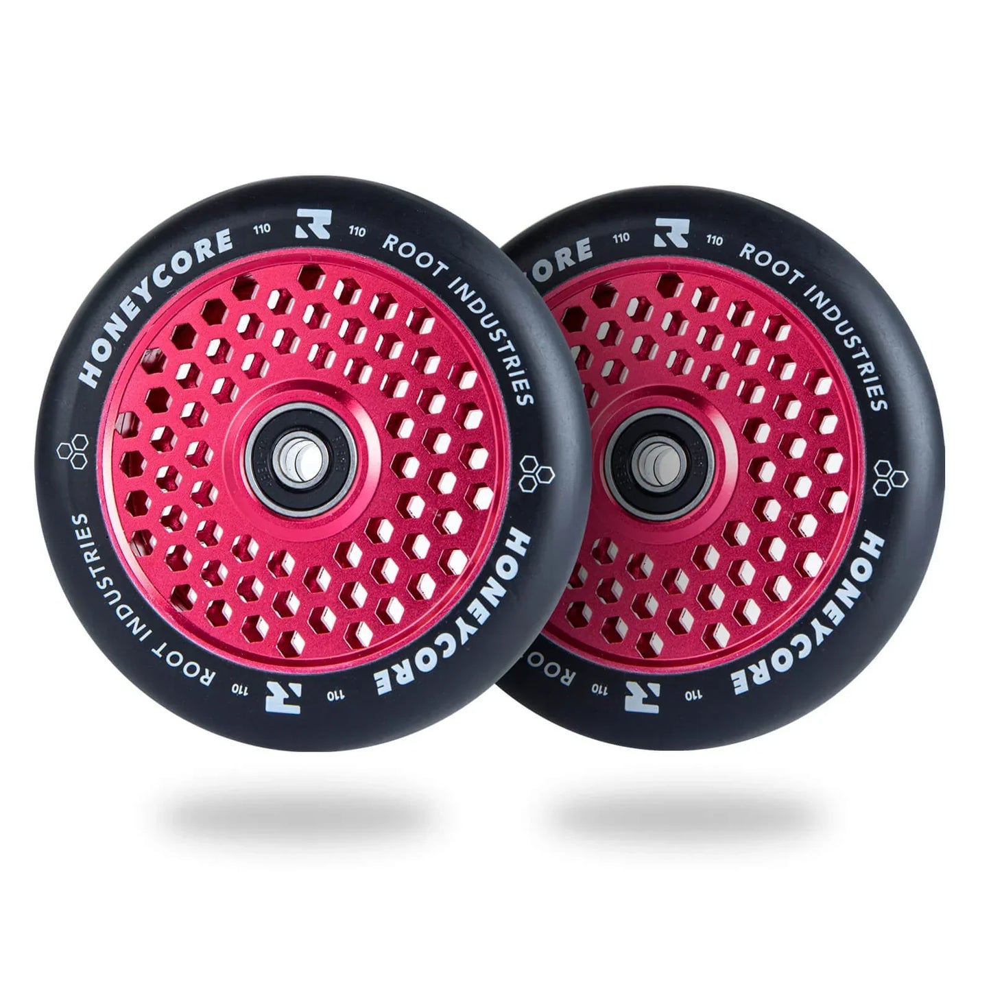 HoneyCore 110mm Wheels - Black/Red