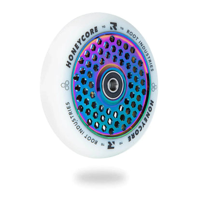 HoneyCore 110mm Wheels - White/Rocket Fuel