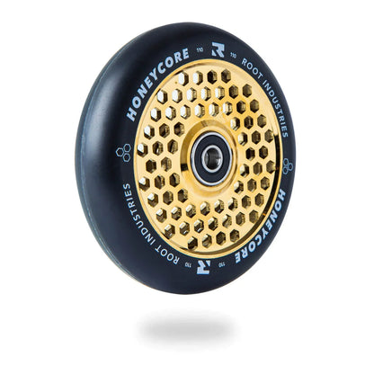 HoneyCore 110mm Wheels - Black/Gold Rush