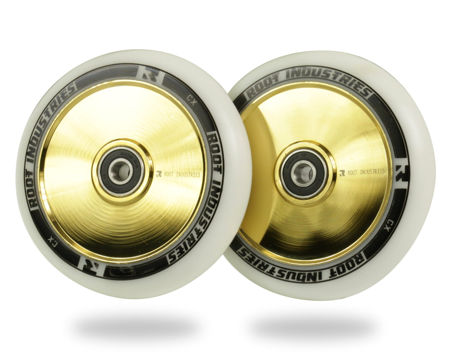 AIR 110mm Wheels - White/Gold Rush