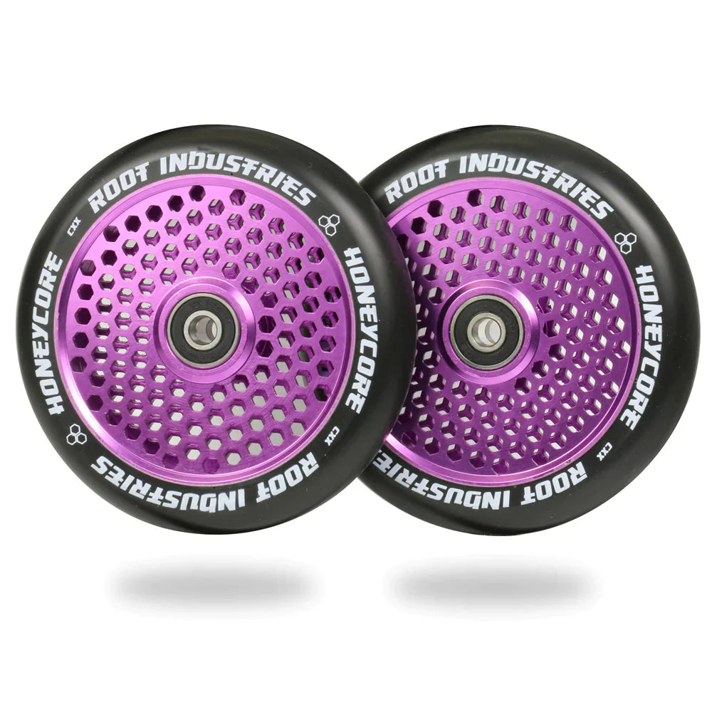 HoneyCore 120mm Wheels - Black/Purple