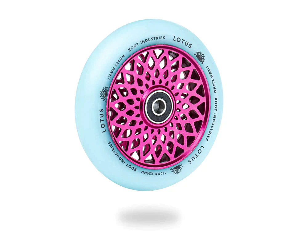 Lotus 110mm Wheels - Isotope/Pink