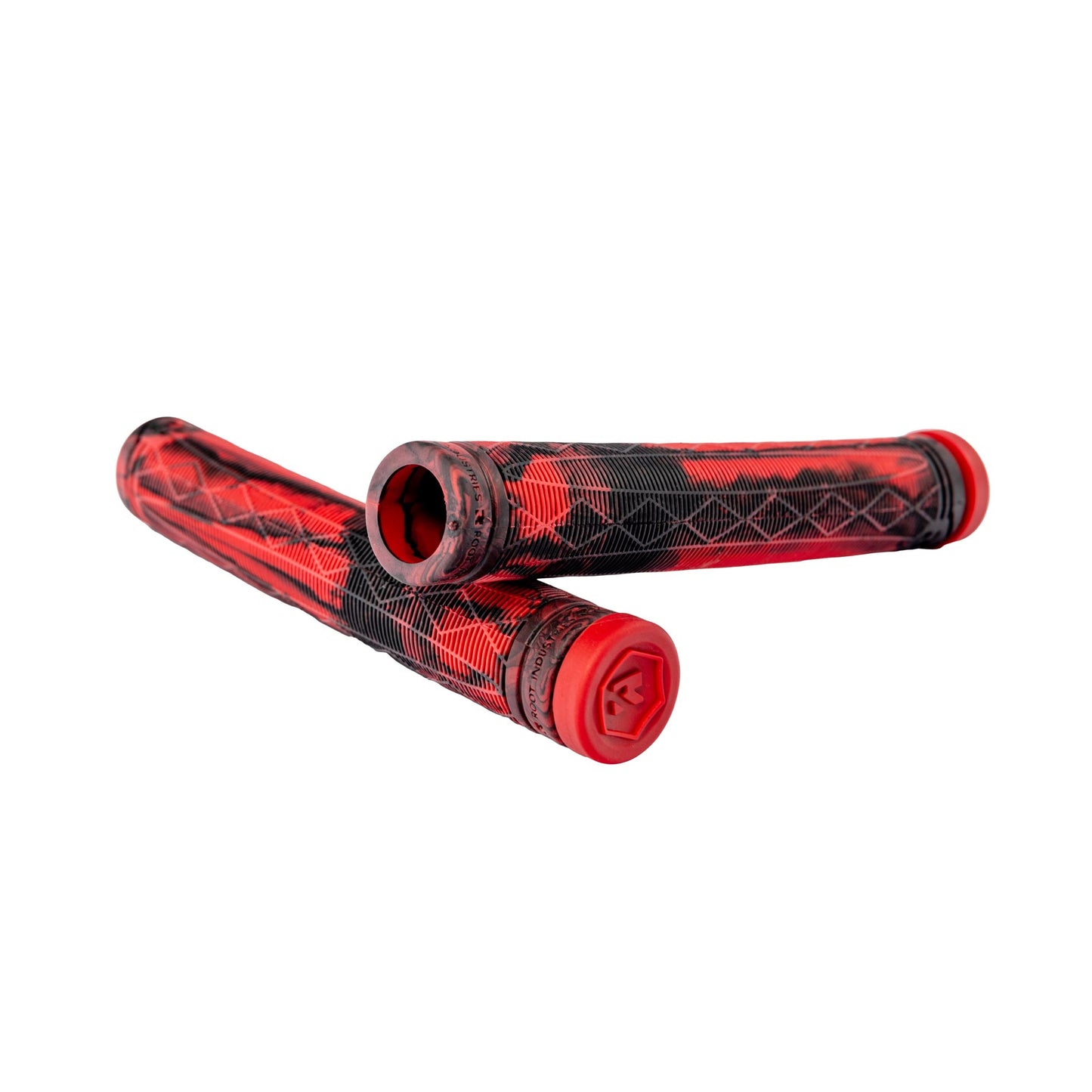 Root Industries FRACTAL Grips - Red/Black