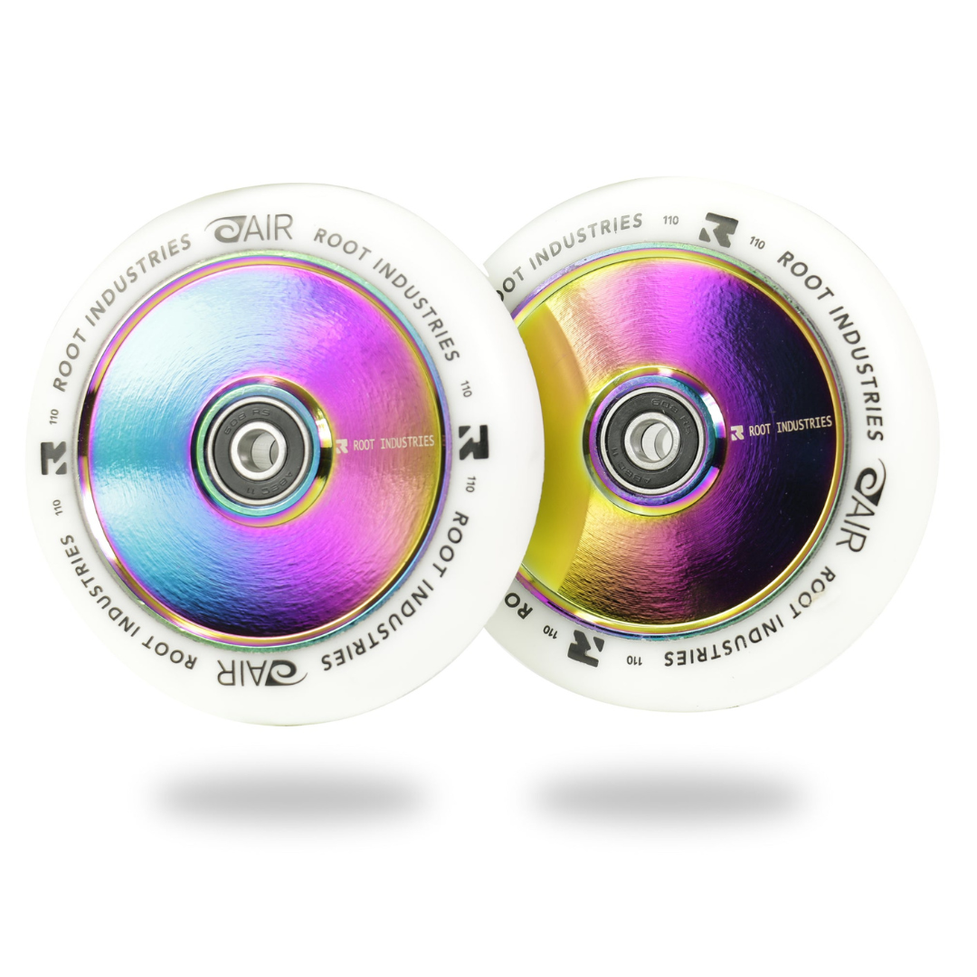 AIR 110mm Wheels - White/Rocket Fuel