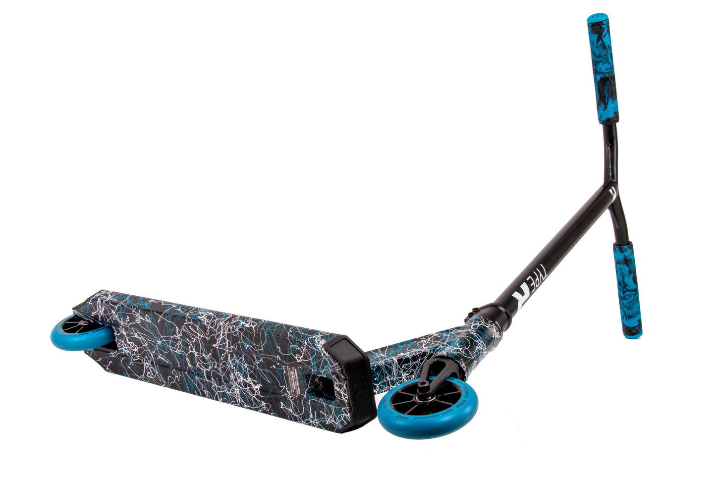 Type R Pro Scooter - Blue Splatter