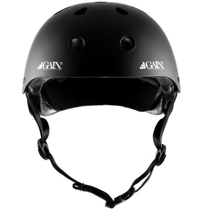 GAIN PROTECTION Kids Helmet with size adjuster dial Matte Black
