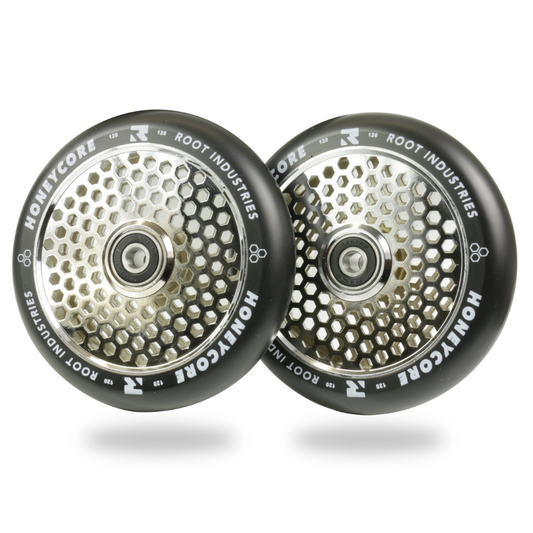 HoneyCore 120mm Wheels - Black/Mirror