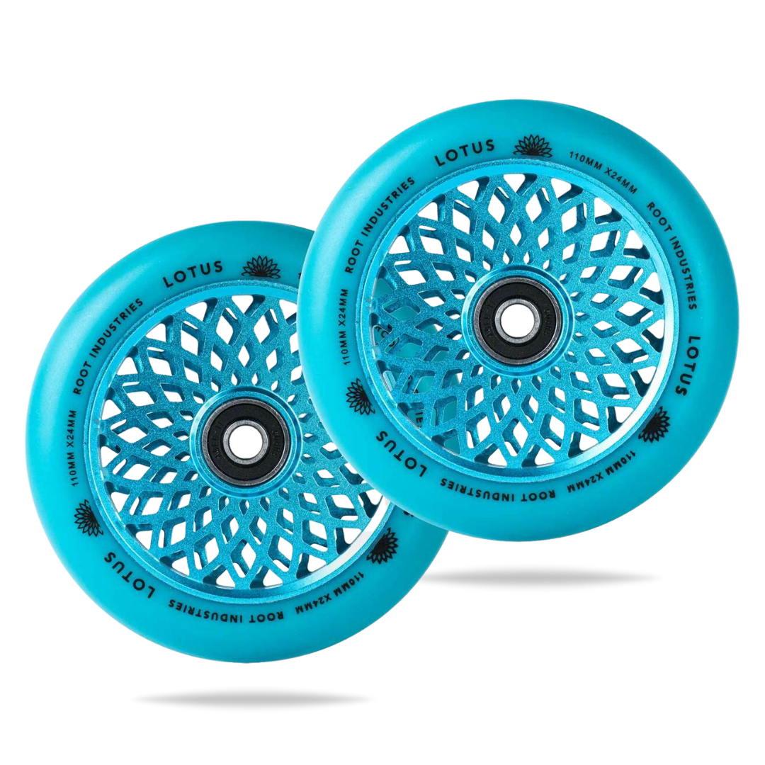 Lotus 110mm Wheels - Blue/Blue