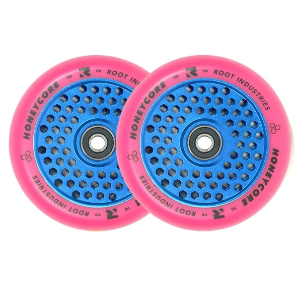 HoneyCore 110mm Wheels - Pink/Blue