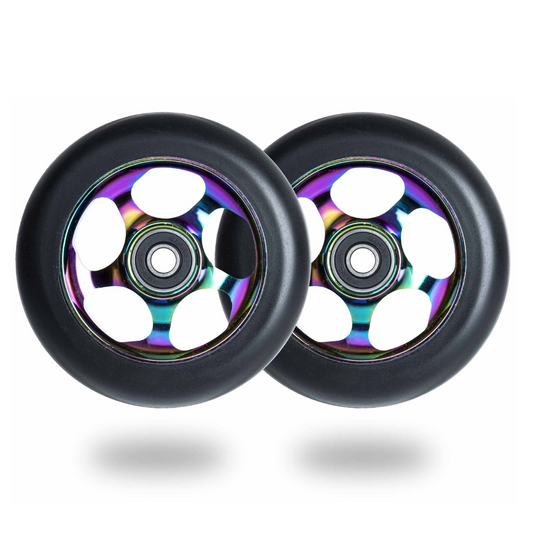 Re-Entry 100mm Wheels - Black/Rocket Fuel