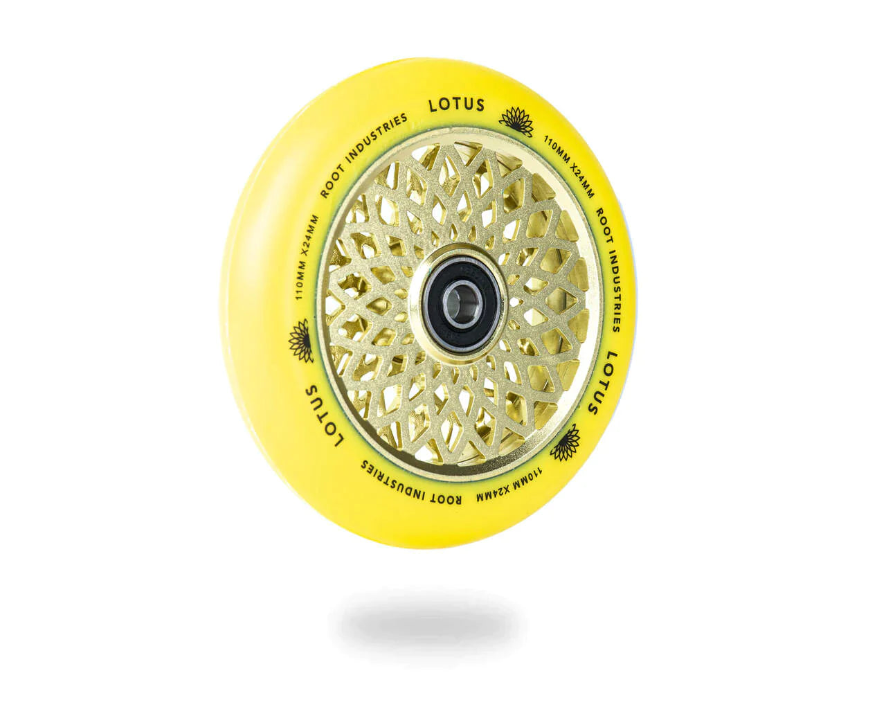 ROOT INDUSTRIES Lotus Wheels 110mm Gold/Yellow