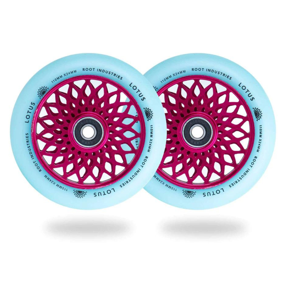 ROOT INDUSTRIES Lotus Wheels 110mm Glow / Pink